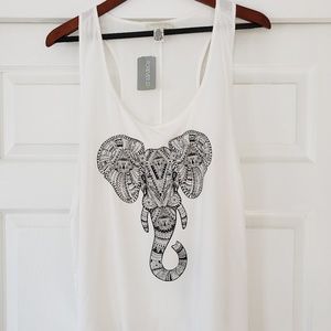 Forever 21 racer back elephant tank top